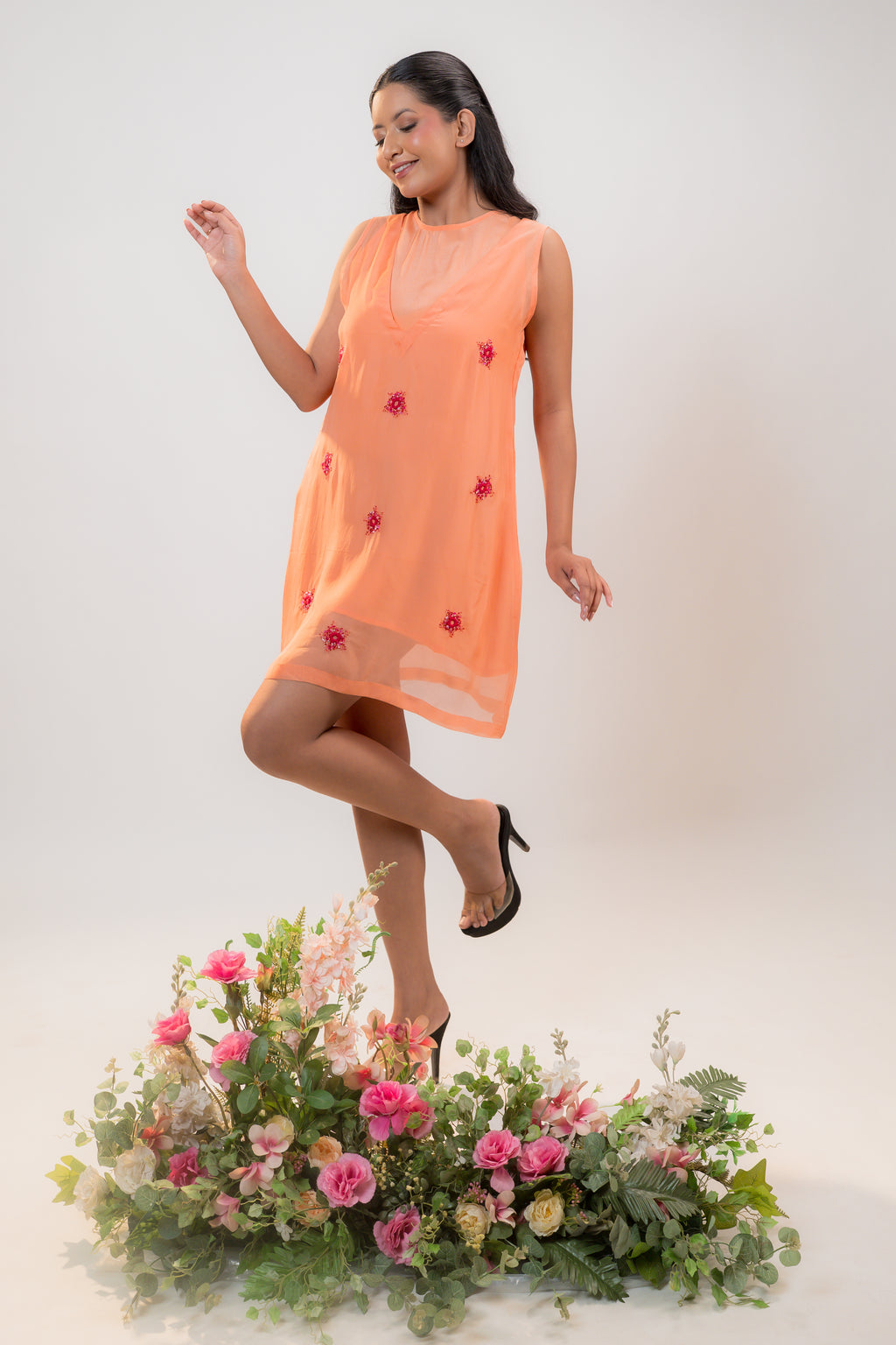 AURA — Mini Overlay in Peach